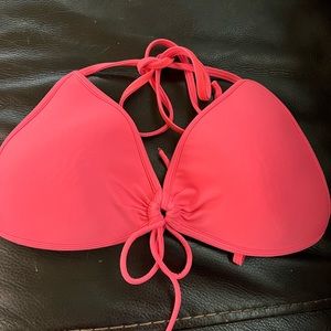 Women’s coral bikini top